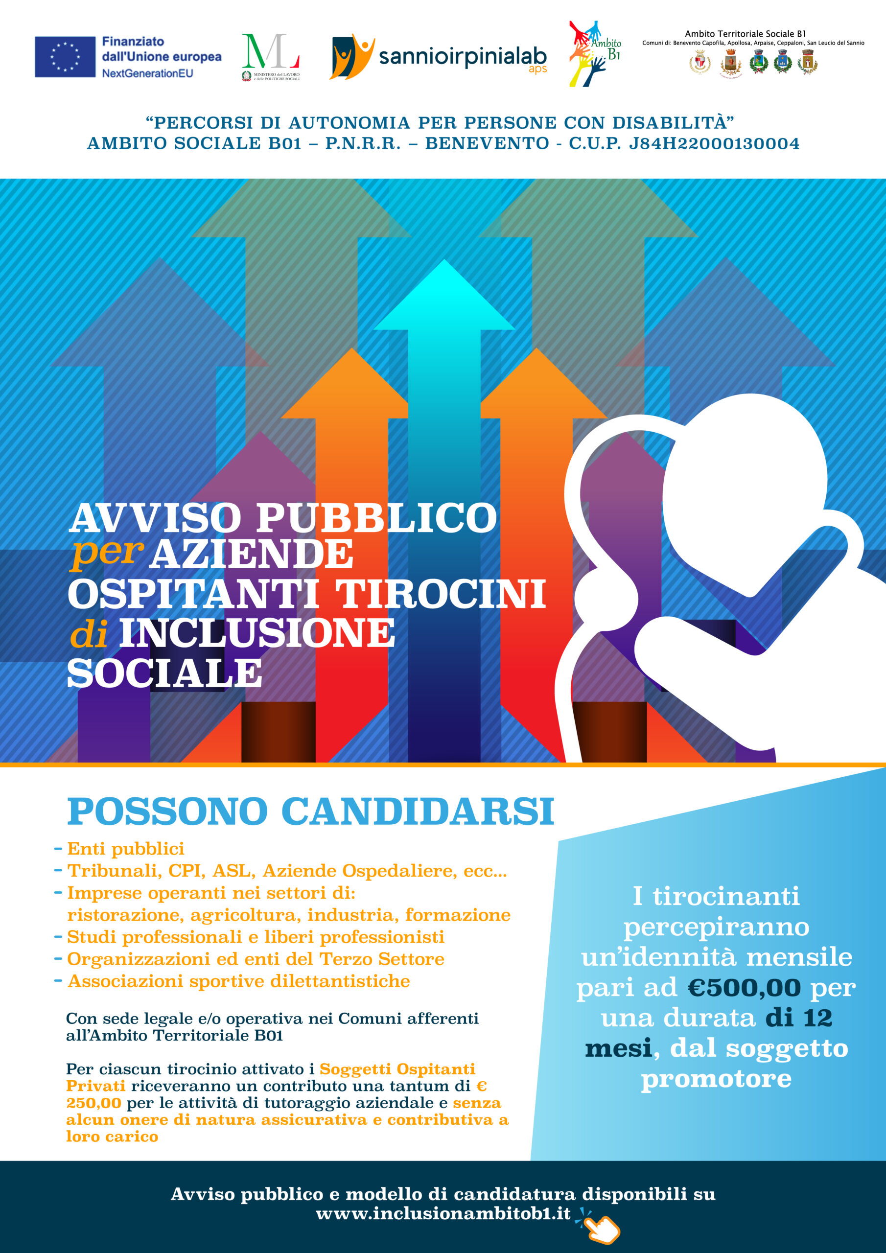 Avviso pubblico per aziende ospitanti tirocini di inclusione sociale